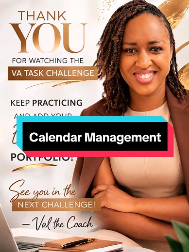 VA Task Challenge: Calendar Management & Portfolio Building