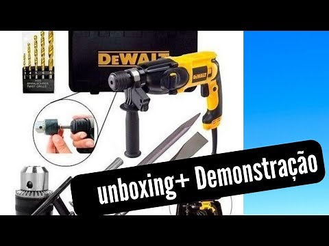 Unboxing Martelete Perfurador Rompedor Dewalt D25133k