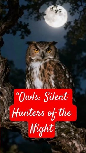 “Owls: Silent Hunters of the Night#shorts