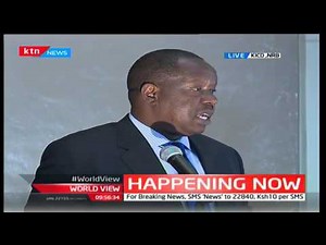 CS Fred Matiang'i launches the new curriculum pilot at KICD