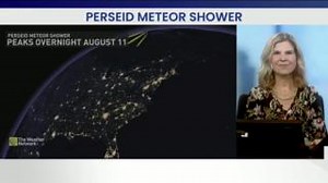 16K views · 70 reactions | Will you have clear skies for the Perseid meteor shower this weekend? For stargazing fans, the Perseid meteor shower peaks August 11-12. Weather Expert, Kim Macdonald has more details on the forecast ahead. https://ow.ly/Moxw50STTXn | The Weather Network | Facebook