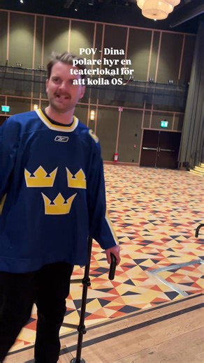 Tips - Skaffa polare som hyr en teaterlokal för att kolla OS🤝🏒 @Lucas Simonsson @CarlDeman #os #hockey