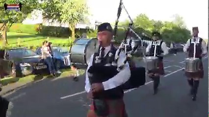 Queen Elizabeth Pipe Band @ Desertmartin Accordion & Cranny Pipe Band Parade 2023 | Marching Band Videos