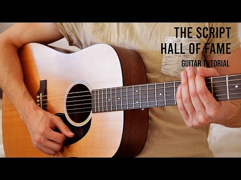 The Script - Hall Of Fame EASY Guitar Tutorial With Chords / Lyrics