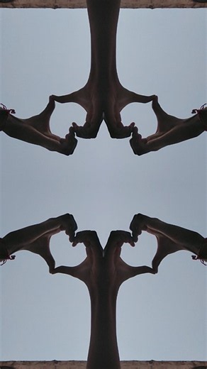 Little do you know finger Little do you know finger dance with kaleidoscope effect 💜💌