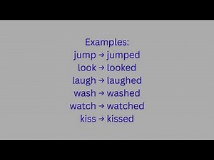 Did you know ed has 3 different sounds