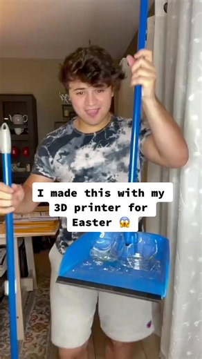 Handmade 3D printed Easter surprise gift for mom
