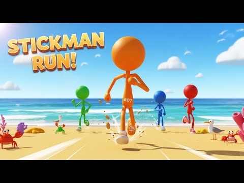 [epic movie - stickman] Runner’s 3D Race to Gold #4kvideoultrahd #viralshort #3dcartoon
