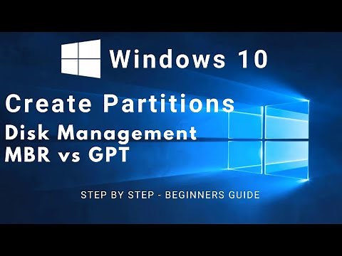Basic Disk: MBR vs GPT | Disk Management in Windows 10 - Create Partition