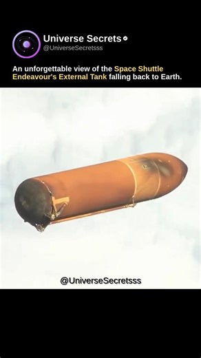 Endeavour's Tank Falling Back to Earth ☄️
