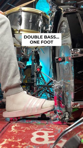 Heel-Toe Double Bass On One Pedal