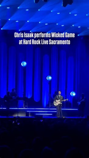 A song that never gets old ✨ 2.28.26 @chrisisaak performs Wicked Game | Hard Rock Live Sacramento