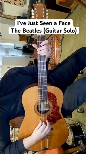 I’ve Just Seen a Face- GUITAR SOLO (Beatles Framus Hootenanny 12-String Cover)