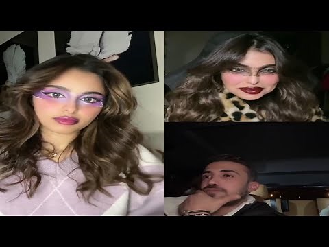 بث الليل | روان و رزان عبدالله تحدي الميك اب | جولة مع محمد بن تركي | 2023/12/29