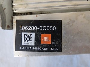 Toyota Sequoia JBL Radio Amplifier location