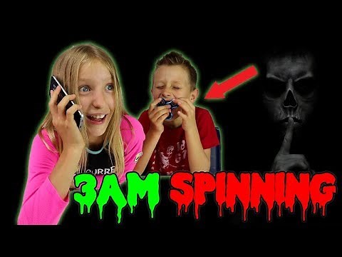 SPINNING 2 FIDGET SPINNERS at 3AM!!!
