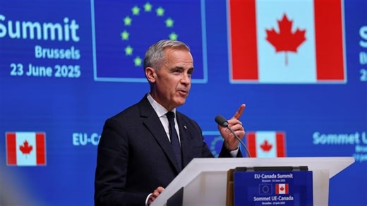 Canada and EU will 'pool our resources' to bolster military: Carney
