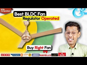 Best BLDC Ceiling Fan Without Remote | BLDC Fan With Regulator | Regulator Operated BLDC Fan