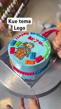 Kue tema lego #cakecantik #cake #cakesurabaya #birthdaycake