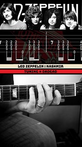 Kashmir guitar riff by Led Zeppelin | GuitArmy