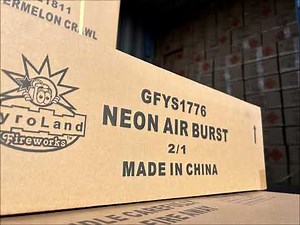 60s - Neon Airburst - 1.4 Pro - Pyroland Fireworks