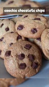 how to make simple chocolate chips cookies #lifeisbutadream #food