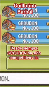 What was #groudon like in #pokemonesmeralda?