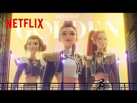 ハントリックス - 「GOLDEN」リリックビデオ | KPOPガールズ! デーモン・ハンターズ | Netflix Japan
