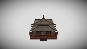 Japanese Building - 3D model by strikians