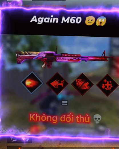 M60 Power 💀🎯 | The end 😳🥶 #freefire #louman #loumanexe #garenafreefire #fyp