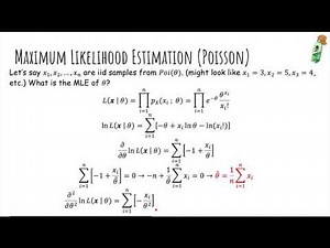 [7. Statistical Estimation] 7.2 Maximum Likelihood Examples