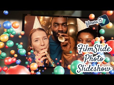 Film Slide Photo Slideshow in Filmora 15