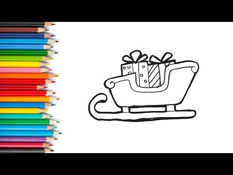 Learn how to draw Sleigh | Easy Drawing Sleigh For Kids | Easy Drawing Tutorial