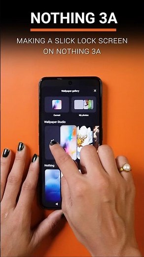 Slick Lock Screen Setup on NOTHING 3A 🔒 | Aesthetic + Functional!