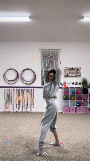 Rhythmic gymnastics classes on Instagram: "#rhythmicgymnastics #gymnastics #rope #художественнаягимнастика #тренер #gabriela"