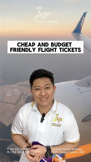 Looking for Affordable, Cheap & Budget Airline Ticket? We've got multiple airline options for you! Inquire now! Contact us for more details! ☎ 971 4 832 2349 📱 971 54 336 4928 📍Green Corner Bldg, 305 Alrigga Dubai, UAE #Flights #Airtickets #flight #Airlines #Tickets #Fly #Travel #Travelnow #angelwingstourism #fyp | Angel Wings International Tourism