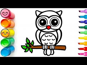 How to Draw a Cute Little Owl | Easy Step by Step Tutorial
