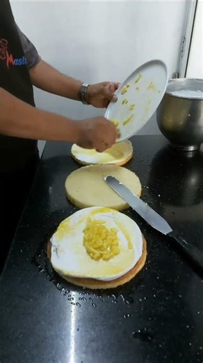 Mango flavour fruit cake, #cakeideas #birthdaycake #shortsvideo #ytshorts #mangocake