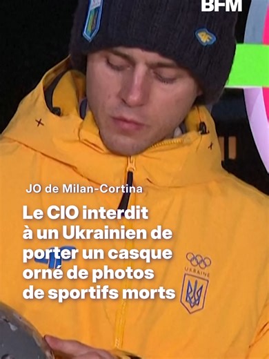 CIO interdit un Ukrainien de porter un casque personnalisé