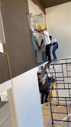 When we say we go above and beyond, we mean it. This installation is a true example of next-level craftsmanship. What do you think of this masterpiece? Vitralum Glass Solutions, The Frameless Glass Specialist. | Vitralum Glass Solutions, Inc. - Frameless Shower Doors