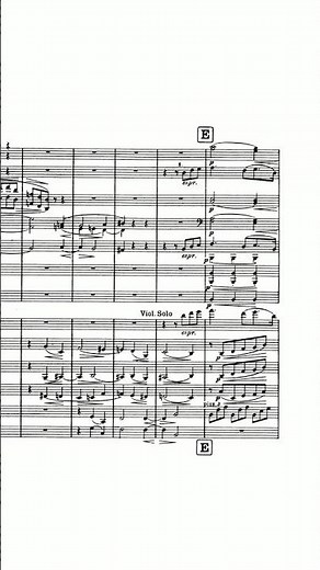 Brahms: Symphony No. 1 in C minor, Op. 68 - 2nd movement excerpt (with Score) #sheetmusic