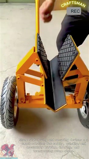 Stone Slab Moving & Fixing Tool #shorts #viral #tools #machine