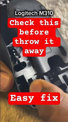 Fix Logitech M310 | Logitech M310 Mouse Wheel Repair – Easy DIY Fix