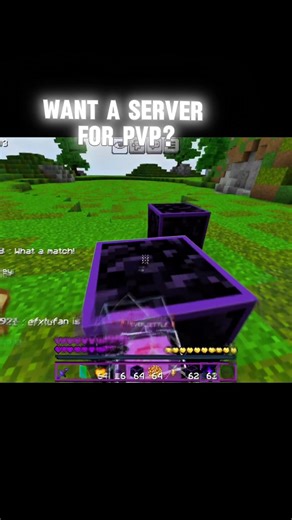 Looking for low ping Minecraft Pvp server? #minecraft #viral #shorts