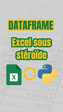 Créer un DataFrame dans Excel avec Python #apprendreexcel #astuceexcel