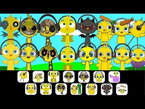 Sprunki OC All Pulcino Pio | All NEW Phase 1 to Phase 20 Animation