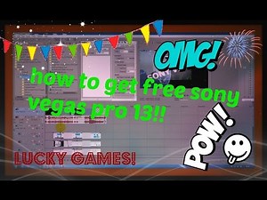 How To Download Sony Vegas pro 13 For Free Full Version HD!!