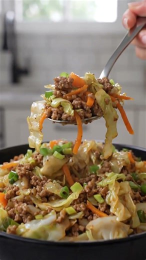 Savory Beef & Cabbage Stir-Fry