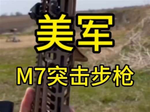 美军M7突击步枪，#军事科普#枪械知识