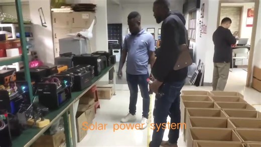Welcome customers visit our Factory And order solar power systems. #CampingSolarPower #300w #solar power system #power #solar #mobile power station #ghana #ghanatiktok🇬🇭 #africa